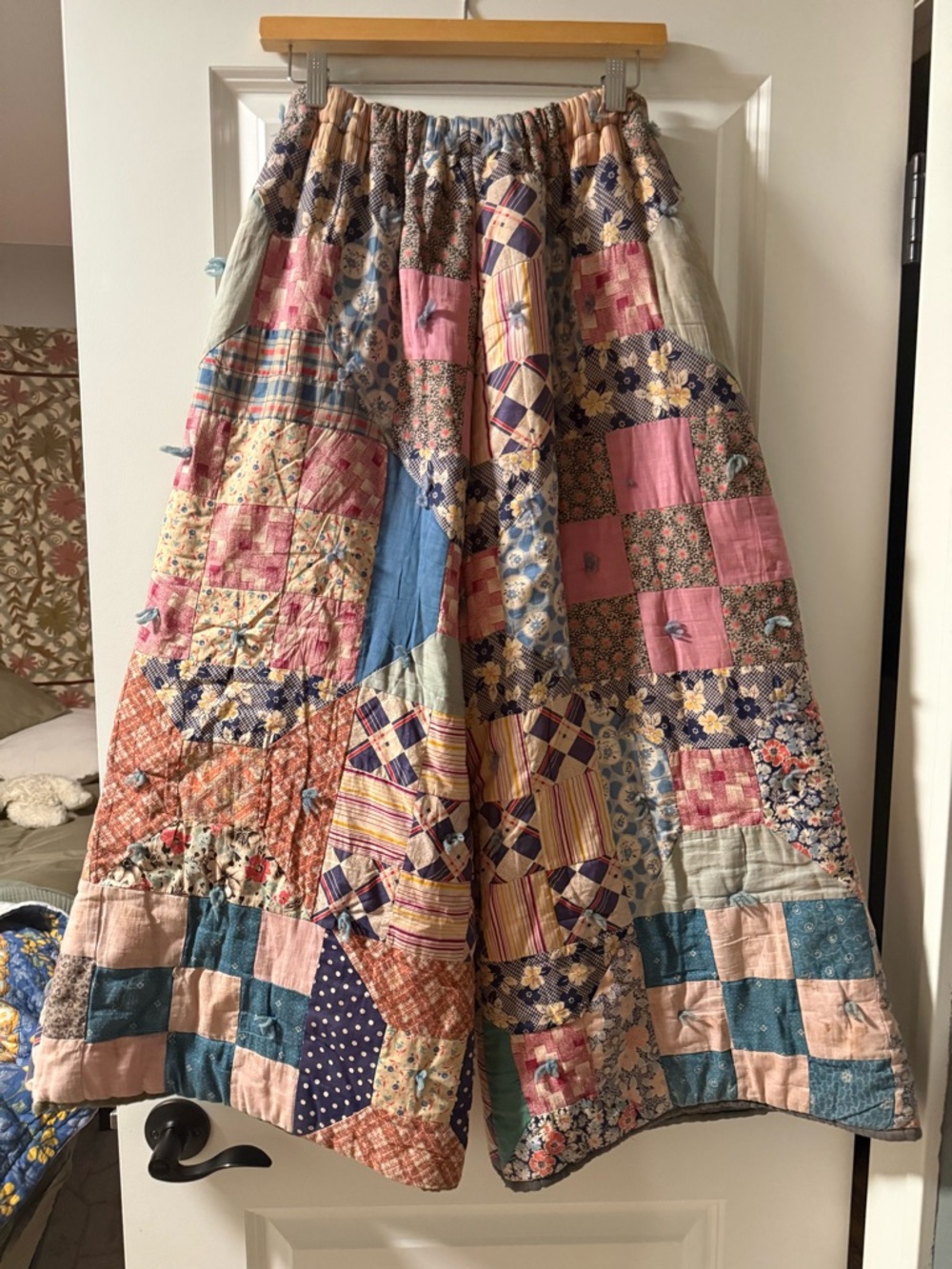 Jo and June quilted wide leg pants